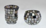 New Design Glass Mosaic Candle Holder for Chiristmas