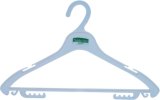 Hotel White Plastic Laundry Hanger