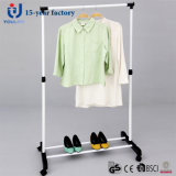 Powder Coated Steel Single Rod Clothes Hanger