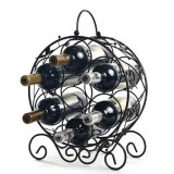 7 Bottles Metal Red Wine Holder Rack