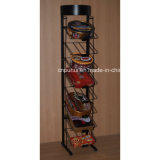 Metal Floor Standing Biscuits Display Rack (PHY1064F)